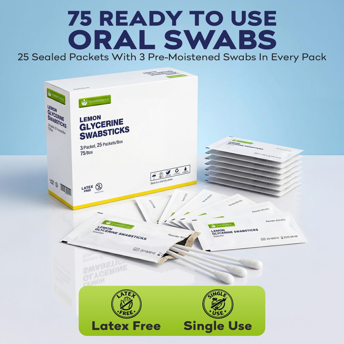 TenderGentle bedside scene illustrating convenient oral care for elderly