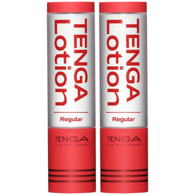 TENGA Red front packaging showing two bottles and product branding for easy choice