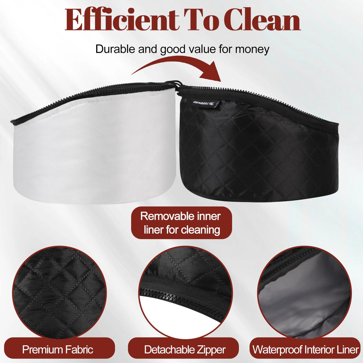 TEPENAR fabric texture closeup highlighting waterproof membrane benefit