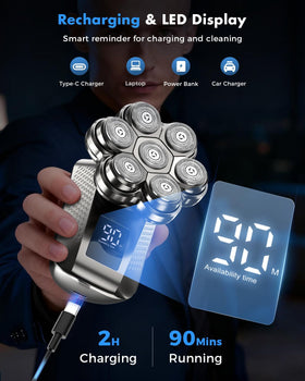 TEPOTZ LED display and controls indicating battery level and travel lock