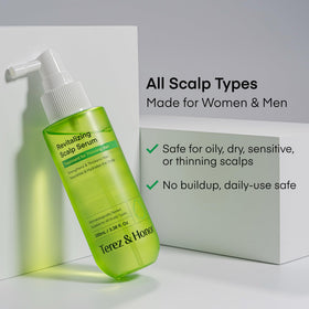 TEREZ & HONOR before and after scalp appearance illustrating improvement