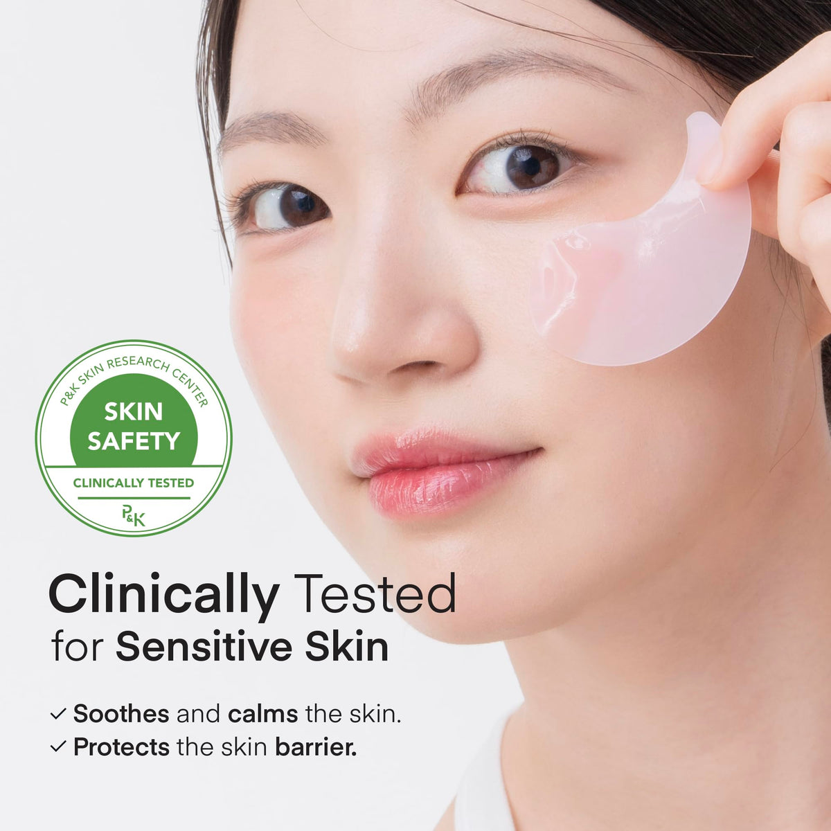 TEREZ & HONOR close-up hydrogel texture illustrating cooling, hydrating surface for skin