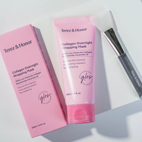 TEREZ & HONOR collagen water visual emphasizing deep hydration
