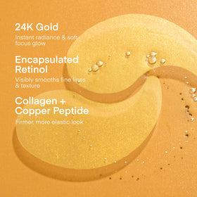 TEREZ & HONOR model applying patch under eye illustrating easy on-off use and quick refresh