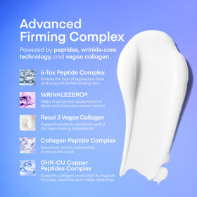 TEREZ & HONOR demonstration of applying cream with roller on neck, promotes smooth product spread