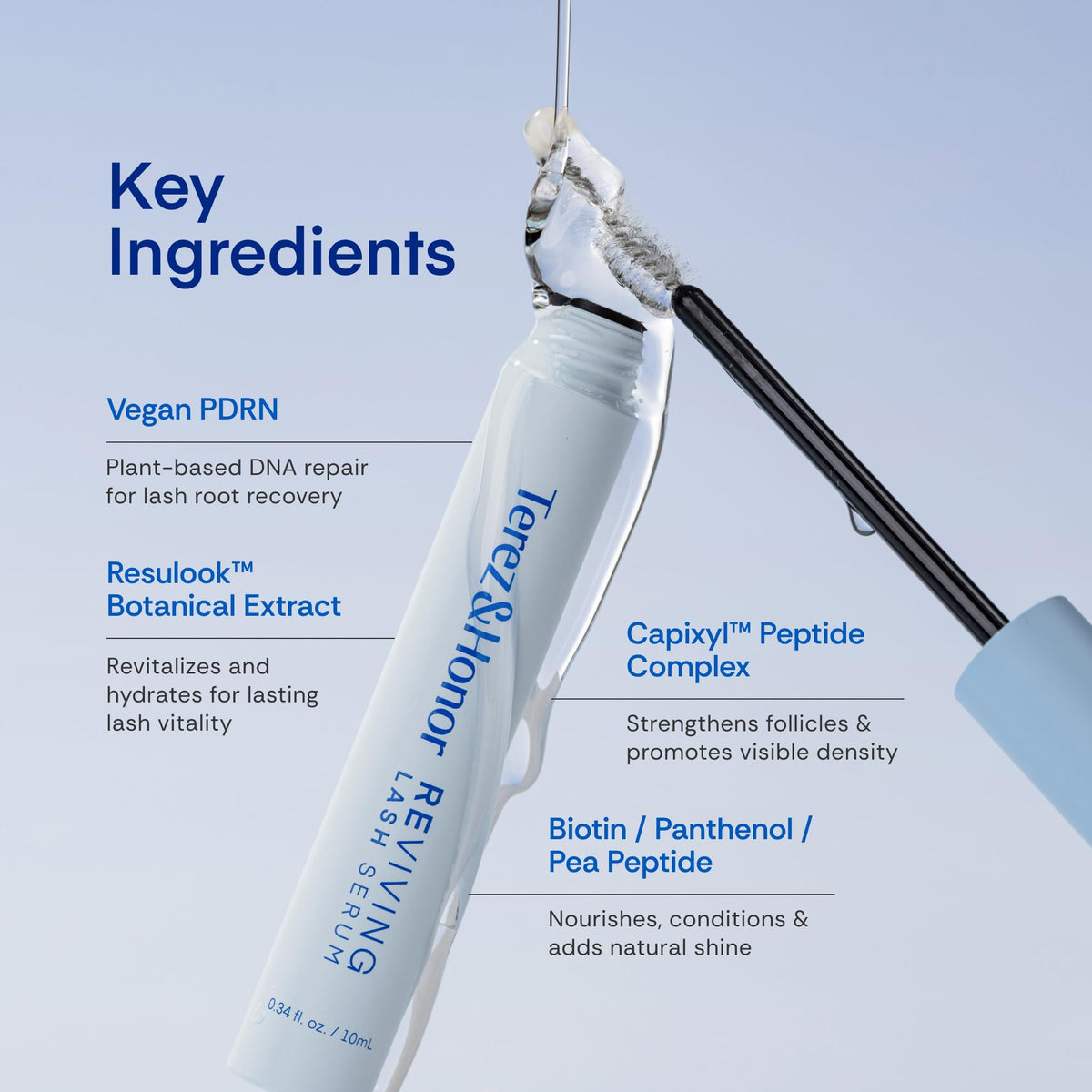 Terez & Honor clear gel texture close-up highlighting lightweight absorption