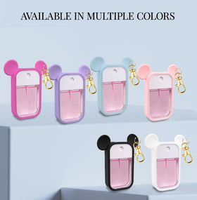 TERPINK case clipped to backpack zipper demonstrating hands-free access benefit
