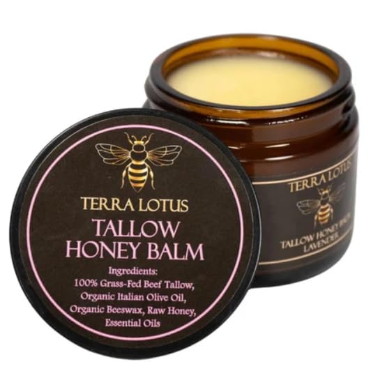 Terra Lotus front jar lavender label showing ingredient clarity and natural packaging benefit