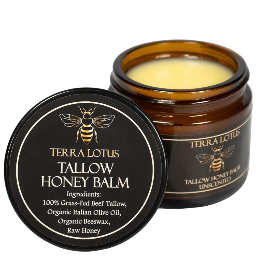 Terra Lotus front jar view showing label and clean packaging, highlights purity