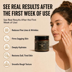 Terra Lotus balm being applied to hands to demonstrate quick absorption benefit