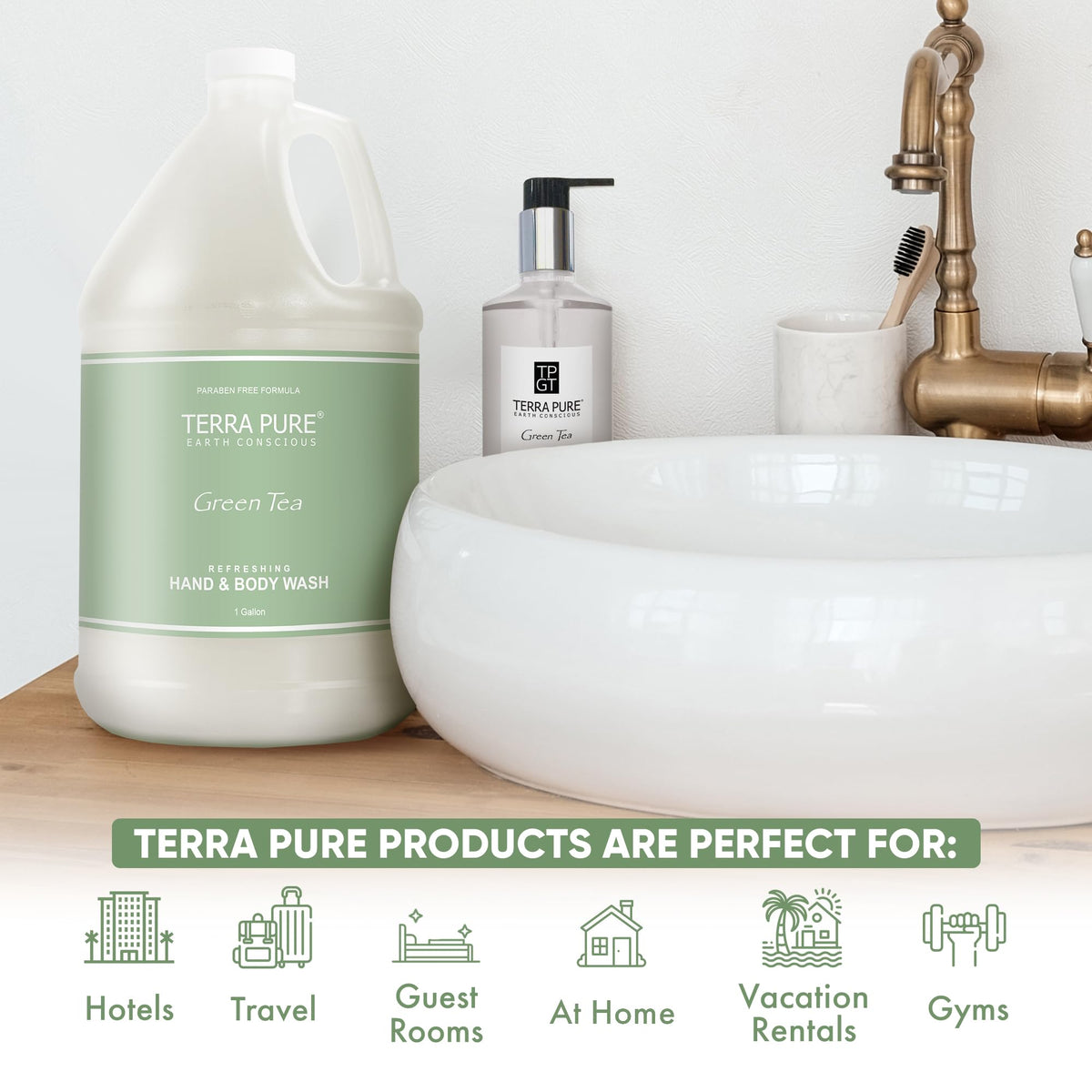 Terra Pure foam texture close-up showing gentle cleansing performance