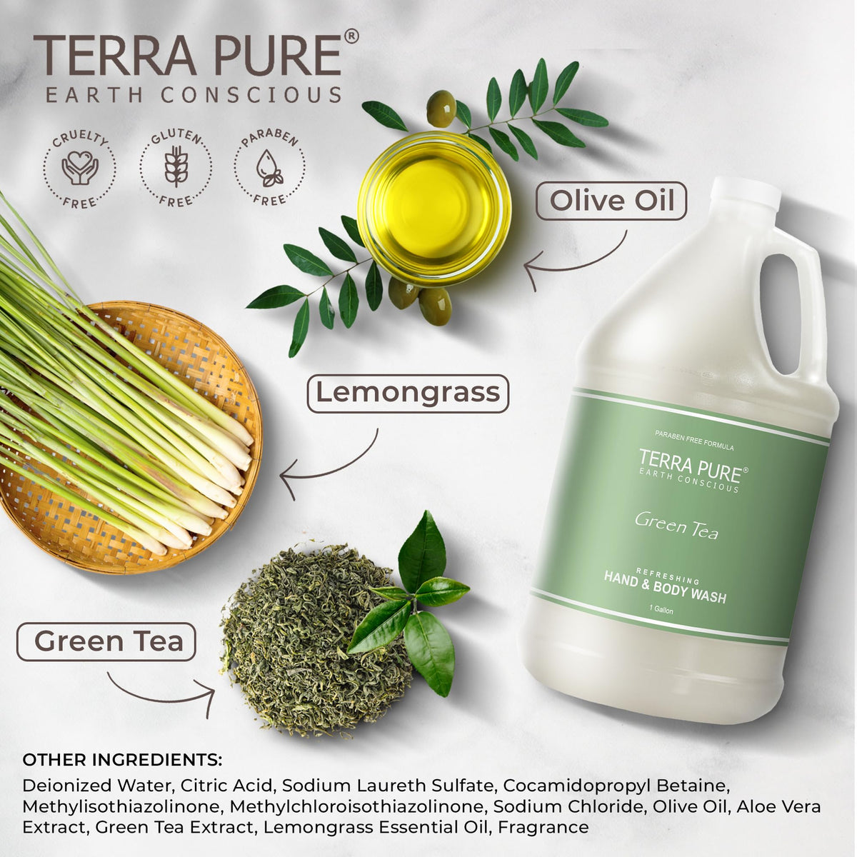 Terra Pure being poured into dispenser demonstrating quick restocking