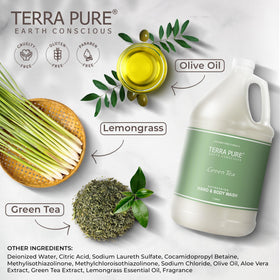 Terra Pure being poured into dispenser demonstrating quick restocking