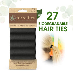Terra Ties close-up of organic cotton texture highlighting soft, no-pull finish benefit