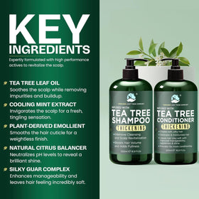 Terramed conditioner in hand demonstrating creamy spread and strengthening benefit