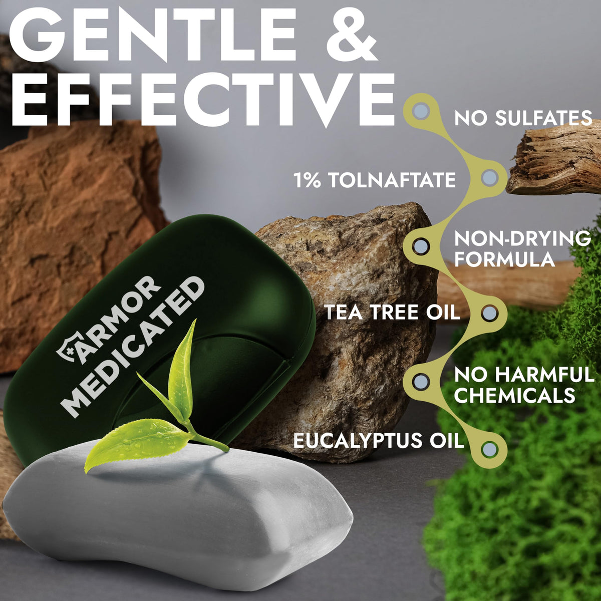 Terramed Just Think Comfort soap in travel case for easy gym and travel storage