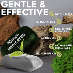 Terramed Just Think Comfort soap in travel case for easy gym and travel storage