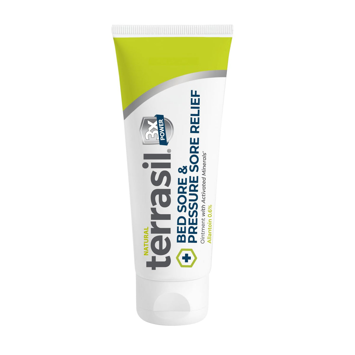 terrasil front packaging showing 1.5 oz tube and clear product identity for reassurance
