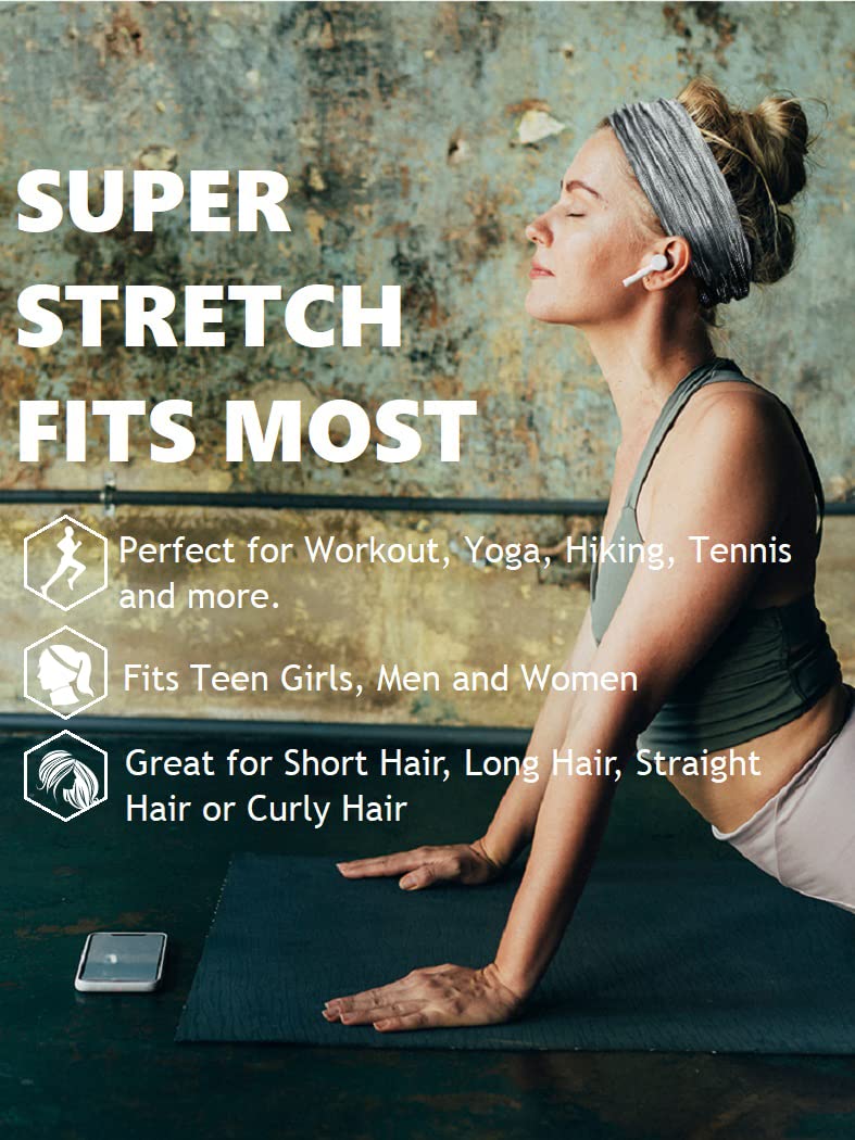 TERSE flat lay of six vibrant headbands for outfit matching