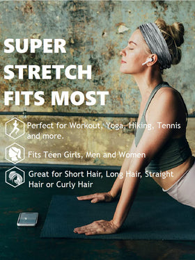 TERSE flat lay of six vibrant headbands for outfit matching