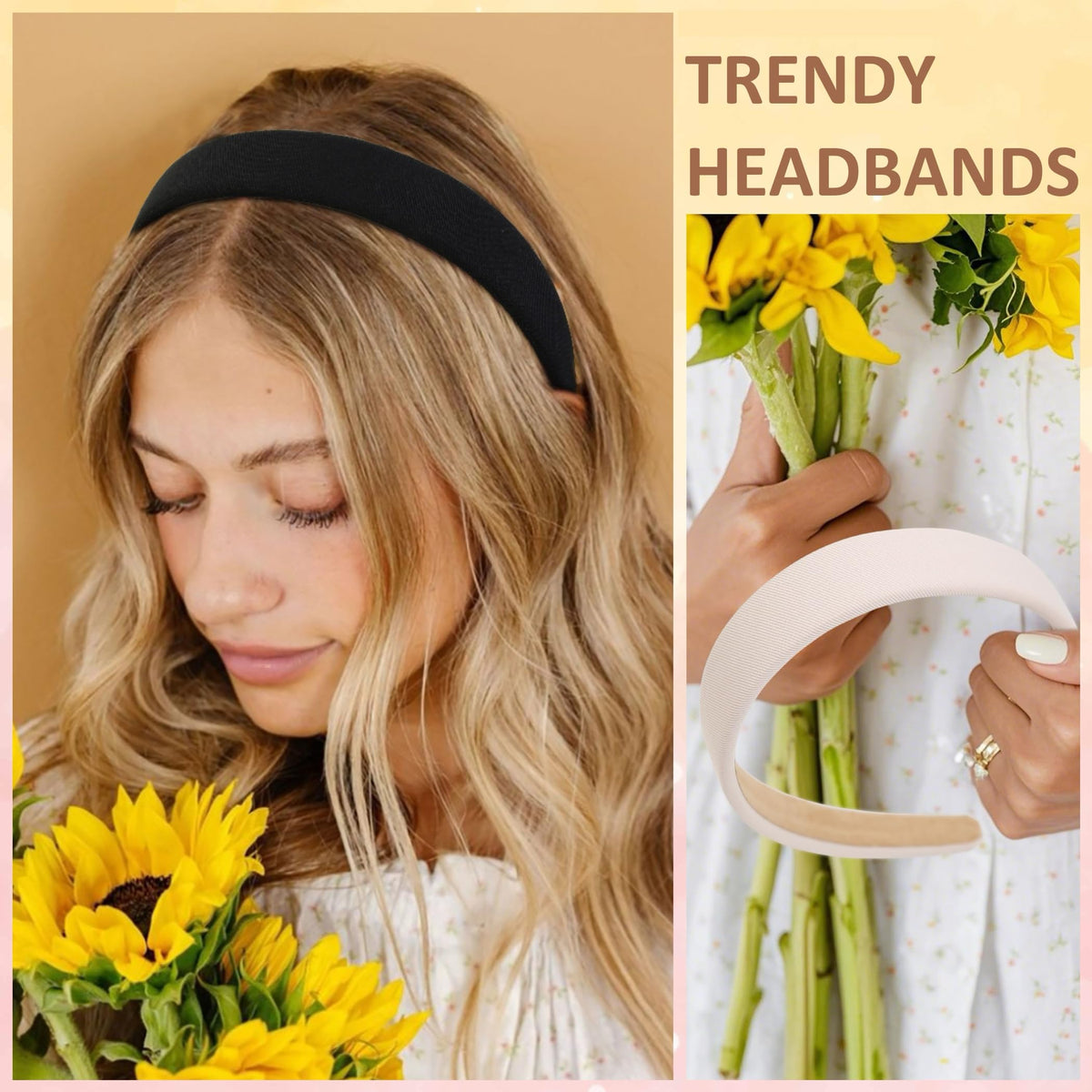 TERSE headband worn in hair side profile showing smooth hold