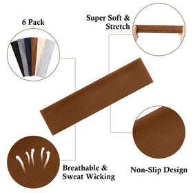 TERSE headband beside ruler showing 8.85 inches length and thin 2.25-inch width