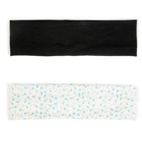TERSE headband worn during yoga demonstrating sweat control and secure fit