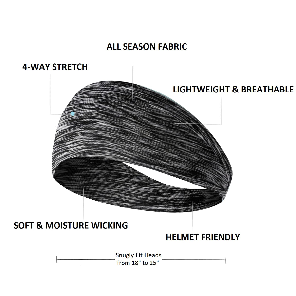 TERSE side profile showing stretch and secure non-slip fit