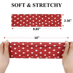 TERSE headband held in hand to show true 2-inch width scale