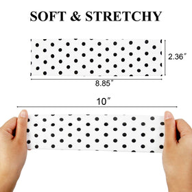 TERSE headband beside ruler illustrating 2-inch width for balanced pressure