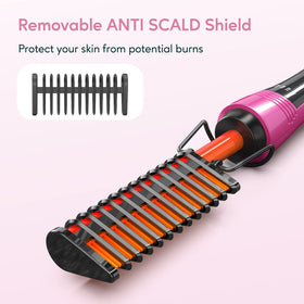 Terviiix heated teeth close-up with keratin and argan infusion for smoother hair
