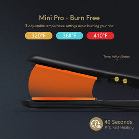 Terviiix mini in hand showing scale and portability for on-the-go styling