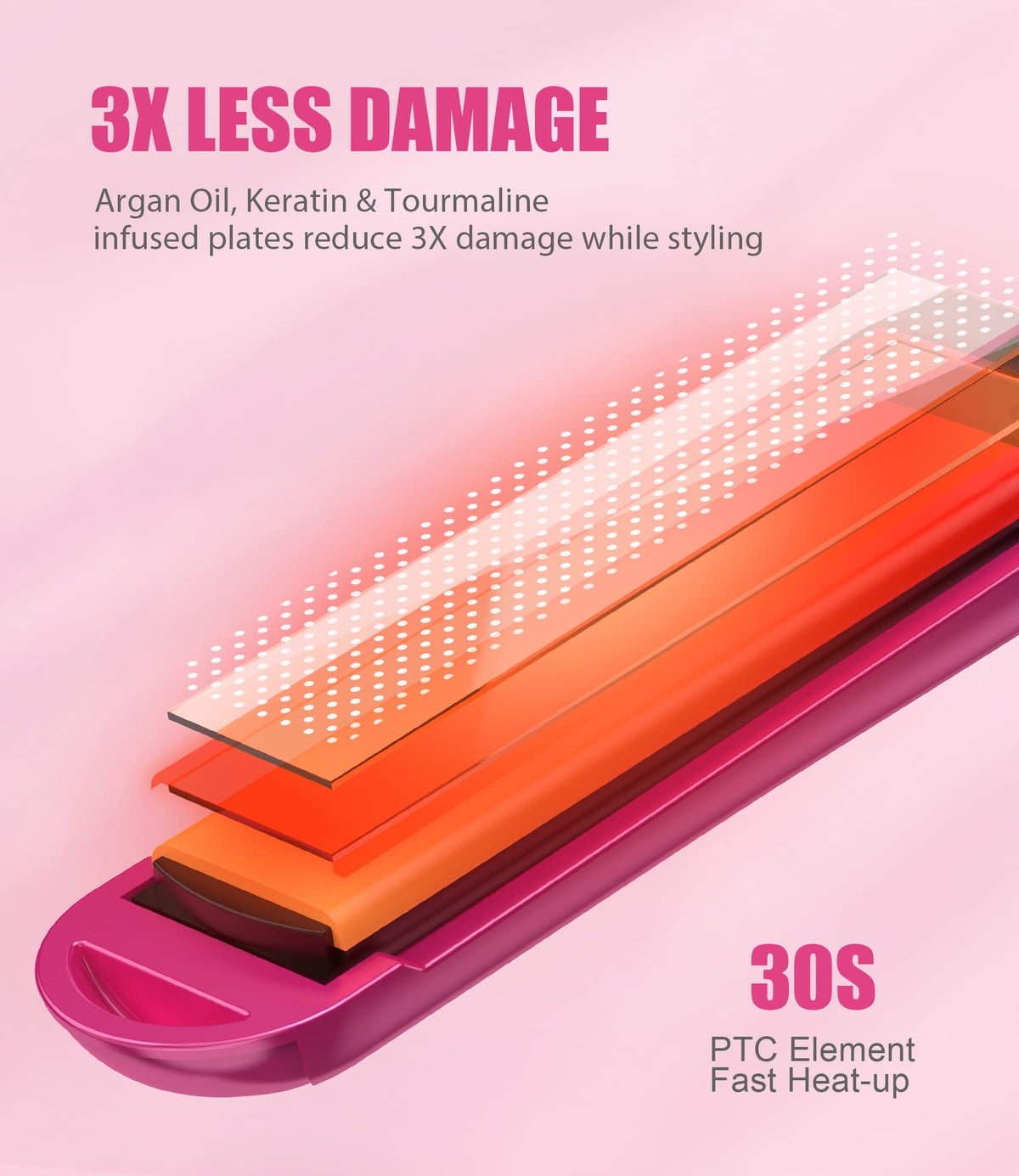 Terviiix styling bangs with precision to create neat edges and reduce frizz