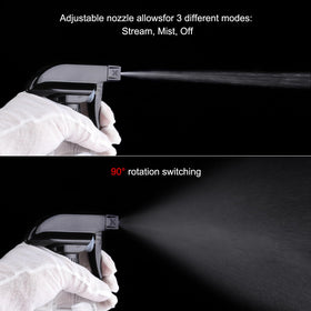 Teyssor transparent bottle showing liquid level for easy refill monitoring