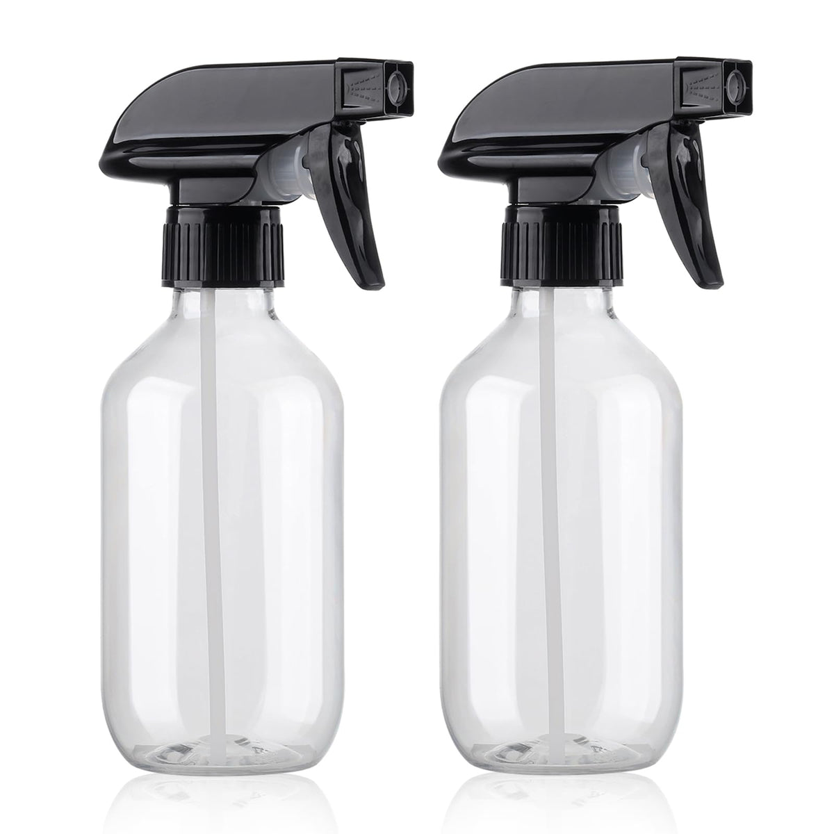 Teyssor front view of two 10oz spray bottles showing compact design and benefits