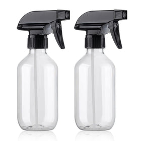 Teyssor front view of two 10oz spray bottles showing compact design and benefits