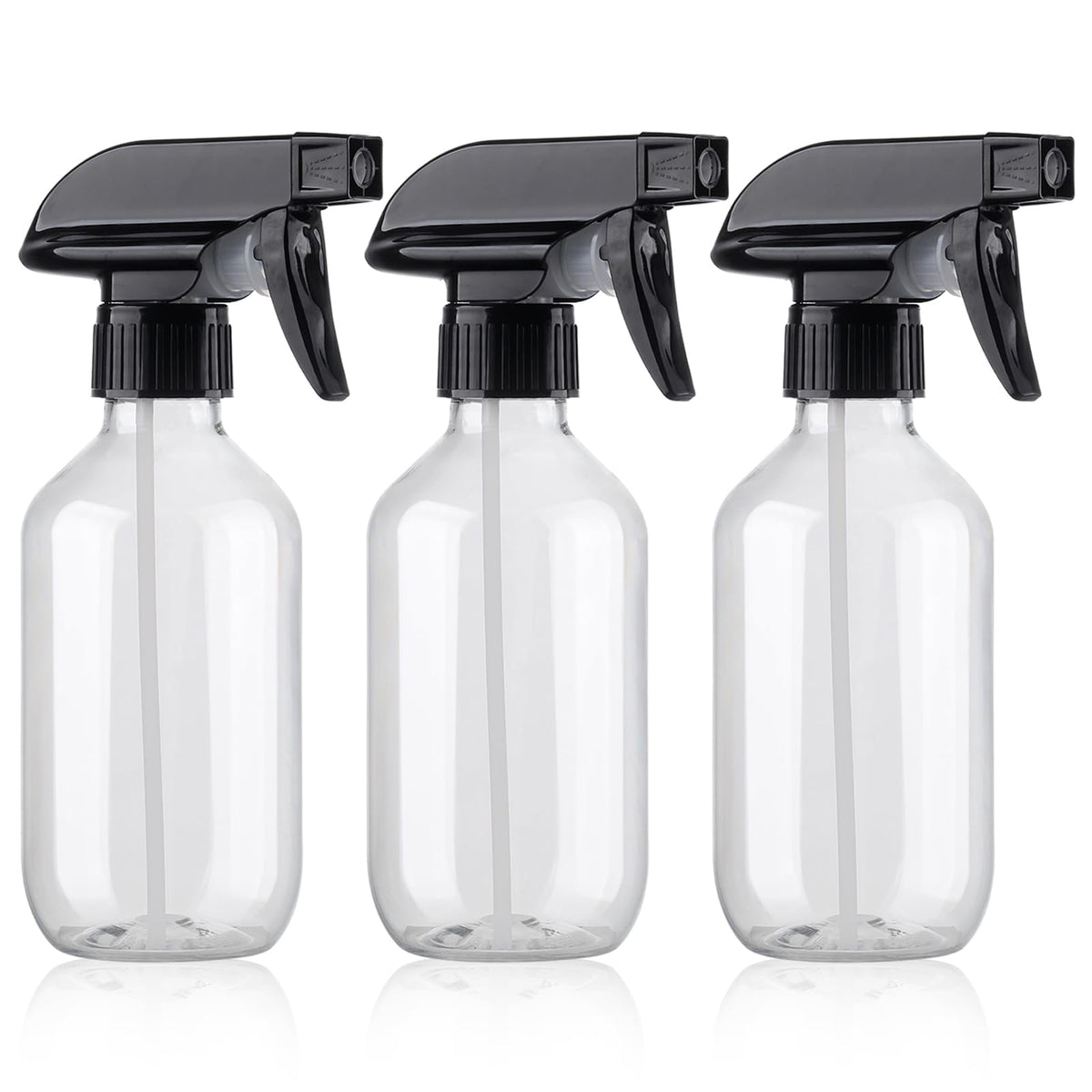 Teyssor front view of 10 oz spray bottle showing shape and cap, easy handling benefit