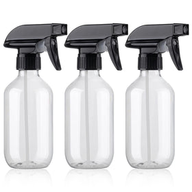 Teyssor front view of 10 oz spray bottle showing shape and cap, easy handling benefit
