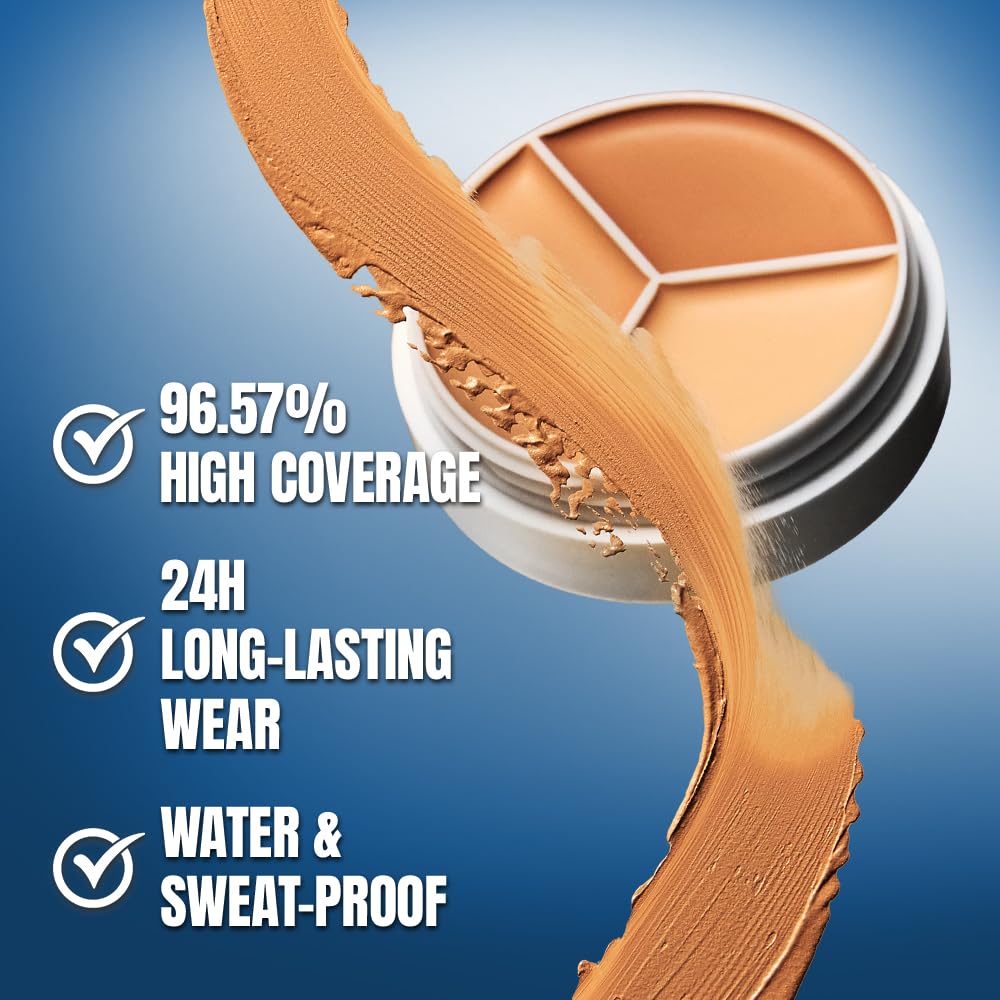 TFIT before and after split screen reveals visible neutralizing and evening of tone