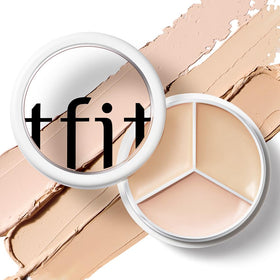 TFIT close-up of concealer texture showing creamy, blendable finish for seamless coverage