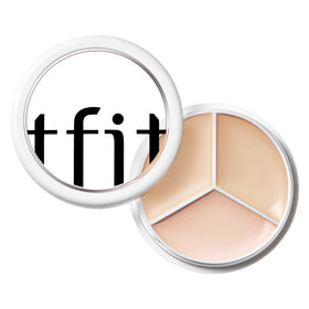 TFIT front view of triple palette showing compact and three shades for versatile coverage