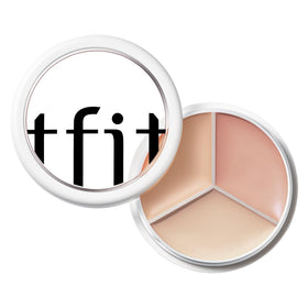 TFIT triple palette open front showing three shades and compact benefits