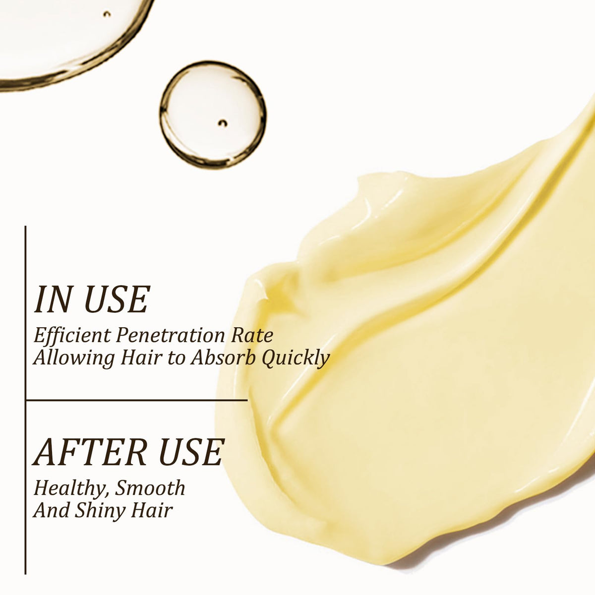 Tgideas before and after comparison displaying smoother shinier hair results