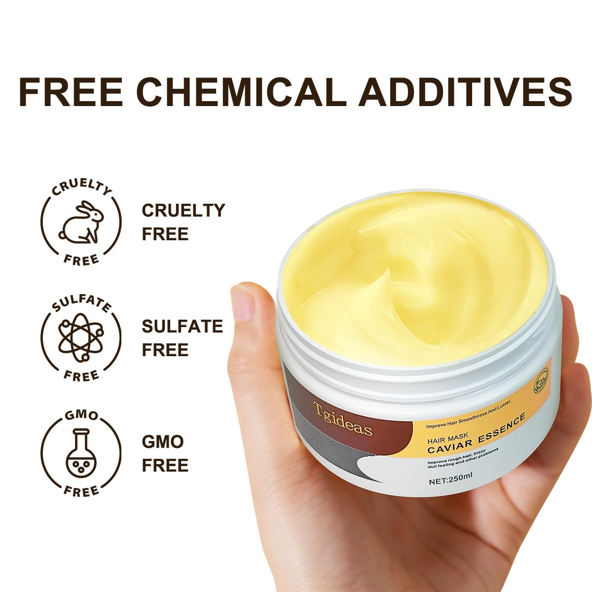 Tgideas finished hair shiny lifestyle photo showing smooth frizz-free results