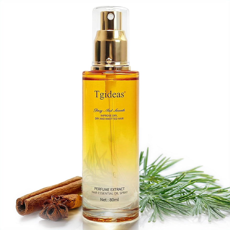 Tgideas bottle front packaging showing sleek label and clear oil