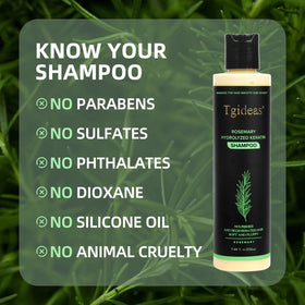 Man and woman using Tgideas shampoo for fuller-looking hair