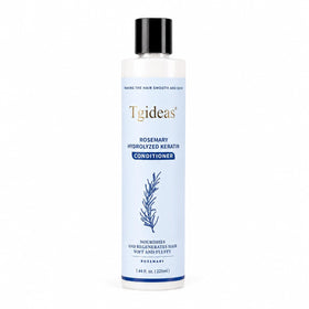 Tgideas bottle front packaging showing rosemary conditioner benefits