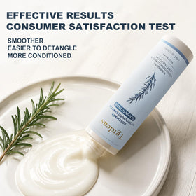 Tgideas conditioner being applied in shower to wet hair for hydration