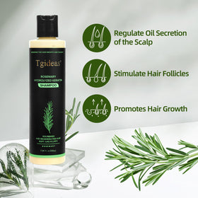 Tgideas bottle in hand to show 7.4 fl oz scale and travel-friendly size