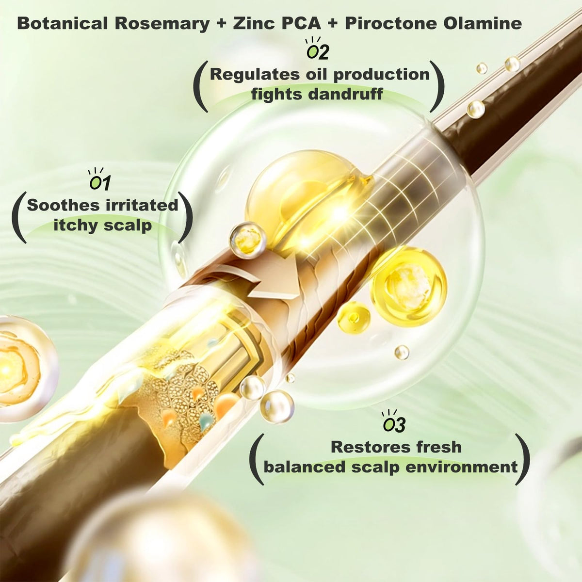 Tgideas bottle in shower being applied to wet hair illustrating real-use effectiveness
